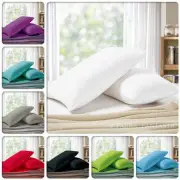 Pair of 1000TC Super Soft QUEEN Size Pillow cases / KING Size Pillowcases