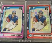 Malik Nabers Red Pandora And Pink Rated Rookie Lot