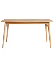 Walker Edison Mid-Century Modern 59in Wood Tapered Legs Dining Table