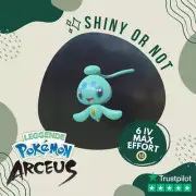 Phione Shiny ✨ Legends Pokémon Arceus 6 IV Max Effort Leggende Customizable