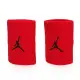 【NIKE】JORDAN JUMPMAN單色腕帶-飛人喬登 籃球 NBA 護腕 一雙入 紅黑(JKN01605OS)