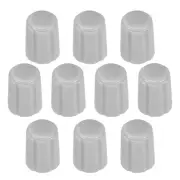 10pcs,D type 6mm Potentiometer Control Knobs For Guitar Volume Tone Knobs Grey