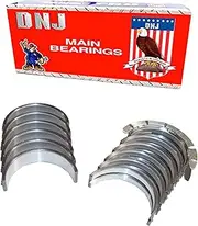DNJ MB3122.10 Oversize Main Bearings for 2004-2012 / Chevrolet, GMC, Hummer, Isuzu/Canyon, Colorado, H3, H3T, i-350, i-370/3.5L, 3.7L / DOHC / L5 / 20V / 211cid, 223cid / VIN 6, VIN E