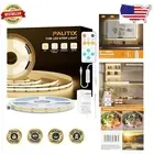 Flexible COB 32.8ft LED Strip Light - 4800 Bright LEDs, Dimmable Warm White