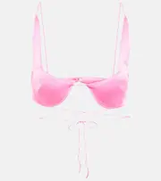 [Alex Perry] Alex Perry Pierce satin bralette AU 10 pink