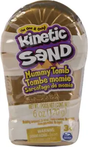 Kinetic Sand Mini Mummy 170G Magic Sand W/ Surprise Figure & Accessories