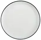 SET OF 4 Silhouette 7.75" Porcelain Salad Plates w/Stripe by BIA Cordon Bleu