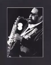8X10" Matted Print Art Photo Classic Jazz Picture: Sonny Rollins, 1989