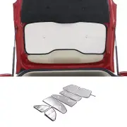 Full Window Glass Sunshades Shields SunProof Set Custom Fit For Fiat 500 2011-19