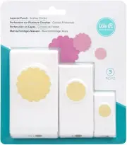 We R Memory Keepers Layering Punches 3/Pkg-Scallop Circles