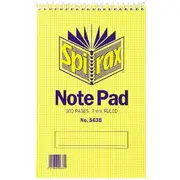 Spirax No. 563B Note Pad 300 Page