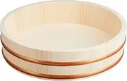 Pearl Metal C-2961 Wooden Rice Table, 11.8 inches (30 cm), for Approximately 4 Cups, Japanese Sato