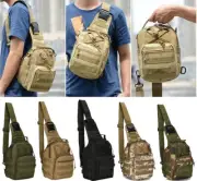 Men Backpack Tactical Sling Bag Chest Shoulder Fanny Pack Cross Body Molle Pouch