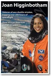 Joan Higginbotham - NEW NASA African American Astronaut Space Exploration POSTER
