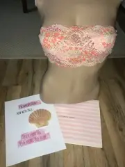 Victoria's Secret Dream Angels Lace Multi-Way Strapless Bra (+ Straps) 32B NWT
