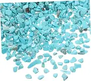 DOITOOL Turquoise Jewelry Beads DIY Kit Natural Stones 2 Pack Aquarium Gravel Decor