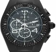TechnoMarinE Black and White Diamond Cruise 108037 + extra band cover 40mm NEW