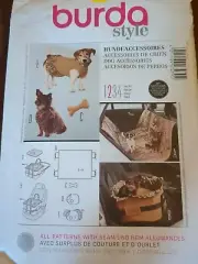 Burda Style Sewing Pattern #7479 Dog Accessories Uncut