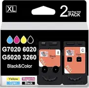 [cocopas] Replacement printhead use for Canon PIXMA G7020 6020 5020 3260 2260 MegaTank All-in-One Printer PrinterHead refillable Ink cartridges Combo Packs 8026 8035 Set