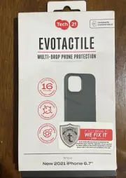 iPhone 13 Pro Max Case BLACK EvoTACTILE Tech21 NEW iPhone 12 Pro Max