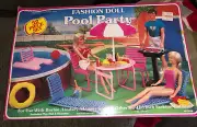 Vintage Unused NIB 1984 Arco No. 7688 Fashion Doll Backyard Pool Set For Barbie