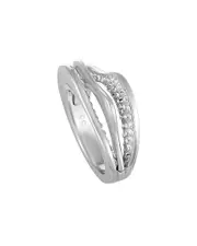 Swarovski Crystal Rhodium Plated Ring