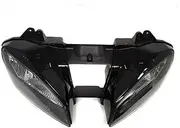 Pizgear Motorcycle Front Headlight Head Light Headlamp Assembly Housing Kit, for, YZFR6 YZF-R6 YZF R6 2008 2009 2010 Motorcycle Headlight Assembly