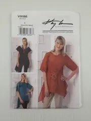 Vogue Sewing Pattern 9188 V9188 Misses Tops 3 styles Kennington Size XS-Med NEW