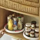 Spice Rack Spice Organizer Round Shelf Condiment Storage Racks Kitchen