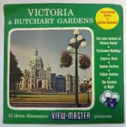 View Master A013, Victoria & Butchart Gardens, S3 Pkg, 3 Reel Set - NEW & SEALED