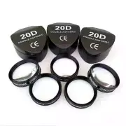 Lot Of 5 Lens For Eye Testing Lens 20D With Manual And Box