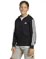 [Adidas] Essentials Full-Zip Hoodie in Black and White