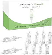 [Dr.roller] Derma Beauty Pen 10 Pcs Round Nano Anti-Flow Back Needle Cartridge for Microneedling Pen(OB-DL03) (10 pcs Round Nano)