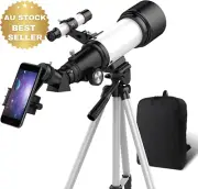 70mm Refractor Telescope for Adults & Kids w/ Tripod Phone Adapter Backpack