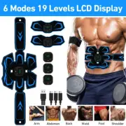 EMS Toner Massager Trainer Muscle Stimulator Fitness Body ABS Wireless Abdominal