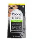 Bioré Charcoal Deep Cleansing Pore Nose Strips Oil Control 18 Count