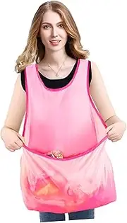 [Healeved] Wet Clothes Storage Apron with Pocket Durable Oxford Hanging Apron for Men and Women Stylish Multi Functional Apron for Household Duties and Drying Clothes