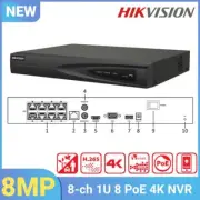 Hikvision 4K 8-Channel NVR DS-7608NI-Q1/8P 4K 8CH NVR Network Video Recorder