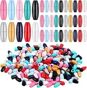100 Pieces Clasp Bead Barrel Connectors Breakaway Safety Clasp Plastic Breakaway Clasps Safety Breakaway Clasps for Necklace Bracelet Jewelry (Multicolor)