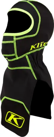 Klim Covert, balaclava Gore-Tex , color: Black/Neon-Yellow , size: One Size