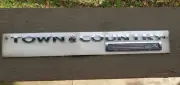 ~New Town & And Country LX Mini Van Door Rear Liftgate Logo Emblem Badge Decal~