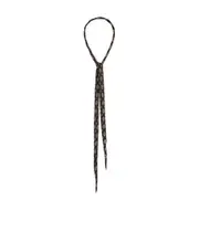 thin scarf in silk charmeuse One size Brown
