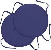 HAKIDZEL Elegant Round Chair Seat Pads Outdoor Bench Cushions Ties Memory Foam Bench Seats for Home Office Patio