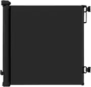Retractable Baby Gates 55'' Wide x 34'' Tall Mesh Baby Gate for Indoor Child & Pets Safe Gate for Doorways, Stairs Black