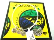 Alex and Ani AUSTRALIA Russian Silver Charm Bangle New W/Tag Card & Box