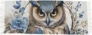 [XYMZR] Women’s Scarf Watercolor Owl Dreamcatcher Soft Warm Long Scarves Shawl Wrap for Winter Autumn Spring Travel Office Home, Multi-colored