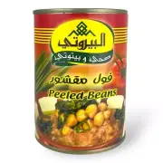 3x Cans Al-Beiruti peeled fava beans 400g (Foul Medammas)فول مدمس مقشور البيروتي