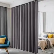 Room Divider Curtains, Blackout Ceiling Track Curtains with Hook Sound Proof ...