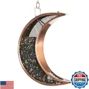 Good Directions Copper Finish Moon Bird Feeder with Mesh