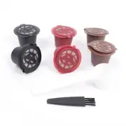 6Pcs Durable Reusable Coffee Filter Capsule Pods For Nespresso Maker Refillable